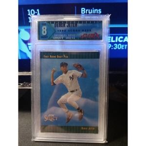 Derek Jeter Graded Rookie Card